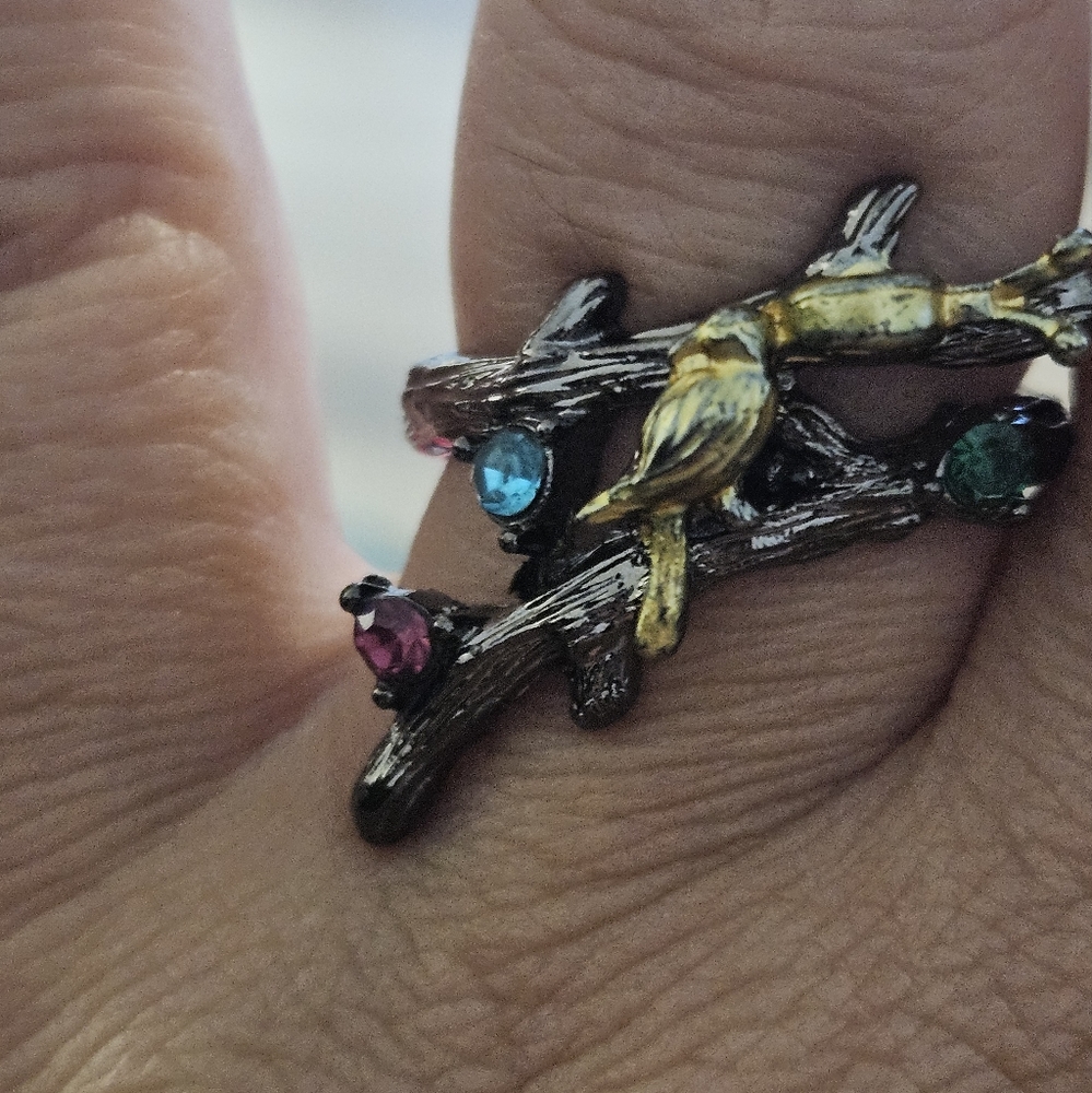 Snail bird ring - Picture 4 of 4